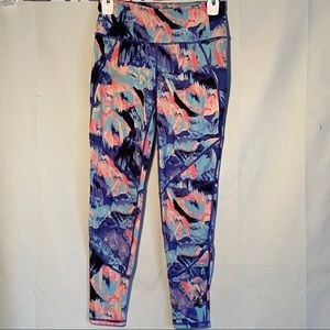 Sweaty Betty Multi-Color XS Leggings, Back Zipper